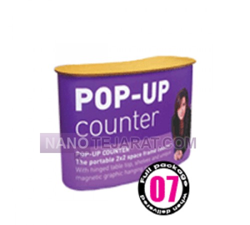 pop up counter table